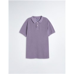 Piquet Polo, Men, Purple
