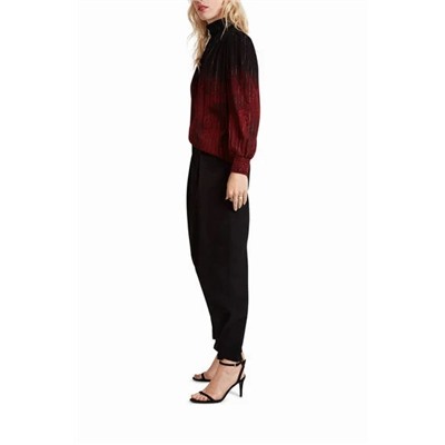 Blusa loose paisley y lúrex