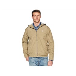 U.S. POLO ASSN. Heather Hooded Windbreaker