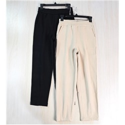 Женские облегающие повседневные брюки с высокой талией  на флисовой подкладке