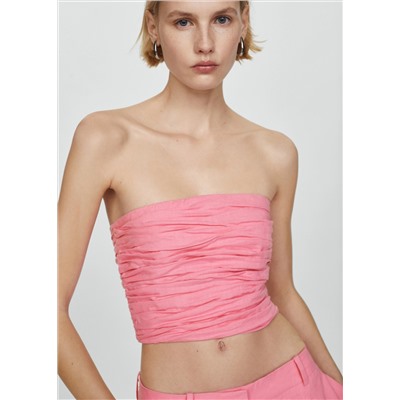 Top bandeau lino