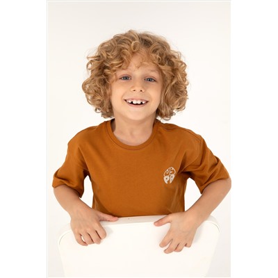 Erkek Çocuk Coconut Comfort Basic Bisiklet Yaka Tişört