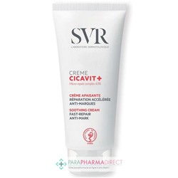 SVR CICAVIT+ CREME - Crème Apaisante - Réparation Accélérée, Anti-Marques 100 ml
