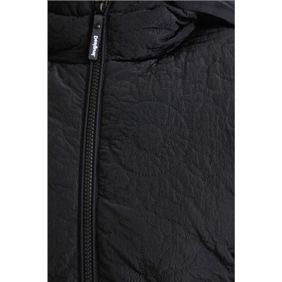 Chaqueta slim acolchada capucha