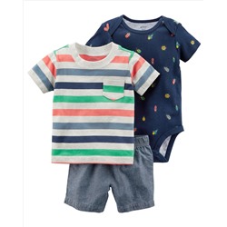 3-Piece Little Short Set