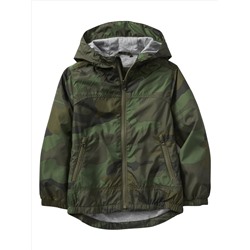 Kids Jersey-Lined Camo Windbuster