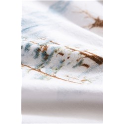 Neiger King Size %100 Pamuk Flanel Nevresim Takımı - Beyaz