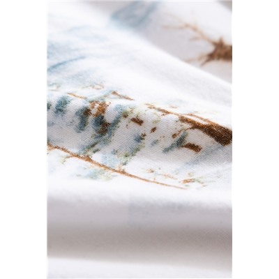 Neiger King Size %100 Pamuk Flanel Nevresim Takımı - Beyaz