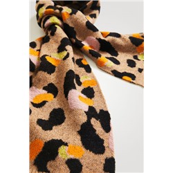 Bufanda alargada animal print