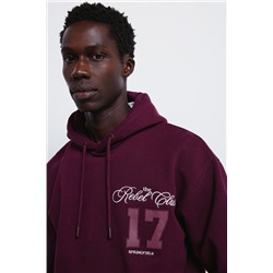 Sudadera capucha bordados