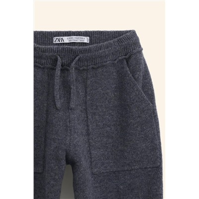 LIMITED EDITION KNITTED TROUSERS WITH POCKETS