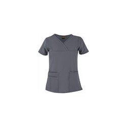 WonderWink Scrubs Four-Stretch Y-Neck Top