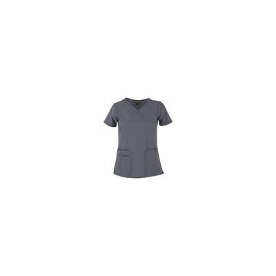 WonderWink Scrubs Four-Stretch Y-Neck Top