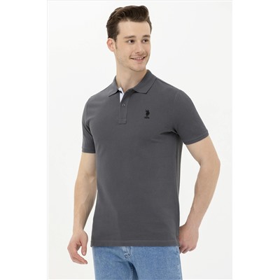 Erkek Antrasit Basic Polo Yaka Tişört
