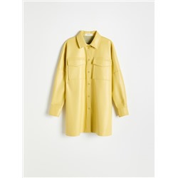 Hemdjacke aus Kunstleder