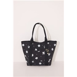 Bolso tote negro Mr. Men & Little Miss