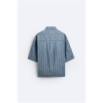 CAMISA RAYAS BOLSILLOS