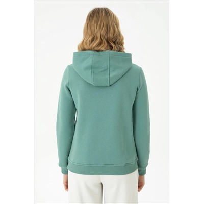 Kadın Mint Basic Sweatshirt