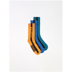 3-PACK OF LONG SPORTS SOCKS