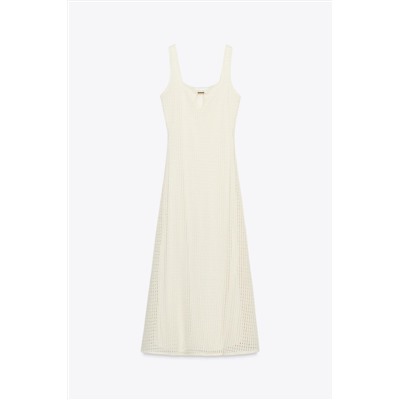 CROCHET MIDI DRESS