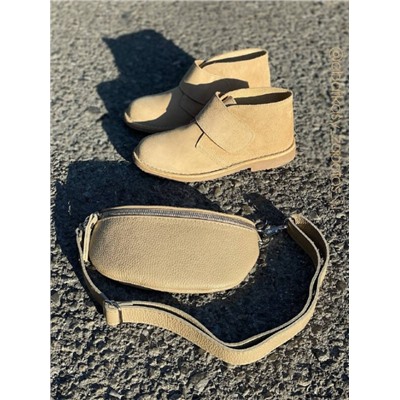 Ab.Zapatos 3316 New R • Camel+Pelle Cinturon (250)