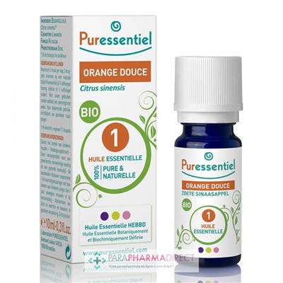 Puressentiel Huile Essentielle Orange Douce BIO 10 ml