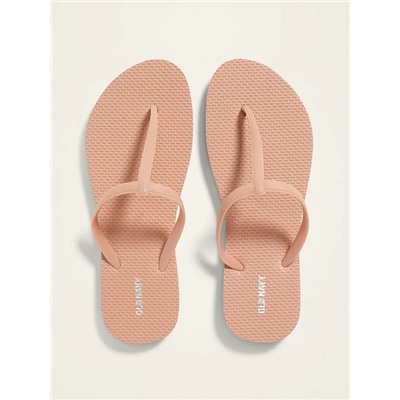 Plant-Based T-Strap Flip-Flops for Women