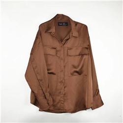 Алтасная рубашка с длинными рукавами Abercrombie&Fitc*h