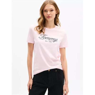 Script Tommy Logo T-Shirt