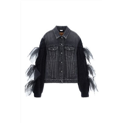 Chaqueta vaquera Negro