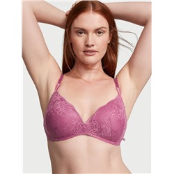 VICTORIA'S SECRET Sexy Tee Wireless Fleur Noir Lace Push-Up Bra