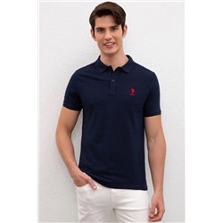 U.S. Polo Assn. Polo Yaka Regular Fit Basic Lacivert Erkek T-shirt G081SZ011.000.1350497