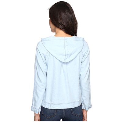 Long Sleeve Short Hooded Jacket
