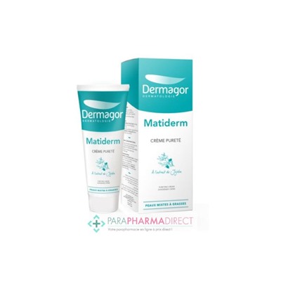 Dermagor Matiderm Crème Pureté Peaux Mixtes ou Grasses 40ml