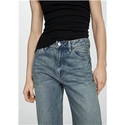 Jeans rectos tiro medio