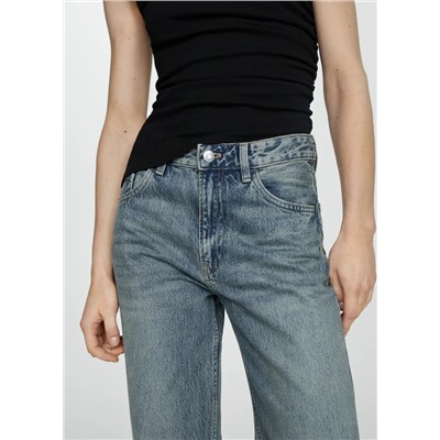 Jeans rectos tiro medio