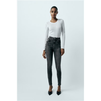 HIGH-RISE SKINNY SCULPT TRF JEANS