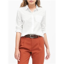 Quinn Straight-Fit Cotton-Linen Shirt