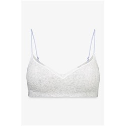 Sujetador seamless pointelle gris