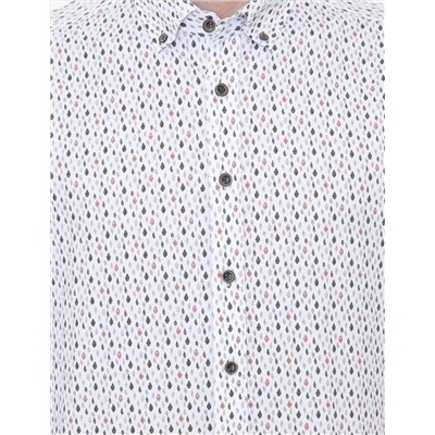 Haki Slim Fit Uzun Kollu Gömlek