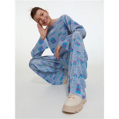 Plissierte Hose