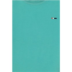 Erkek Çocuk Mint Basic Bisiklet Yaka Tişört