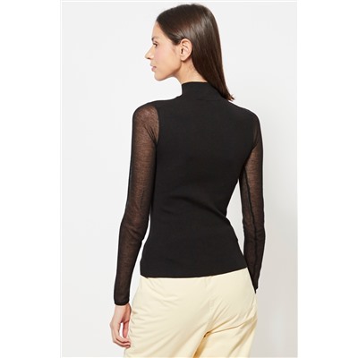 Jersey bimateria - Negro