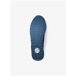 Maddy Metallic Signature Logo Trainer