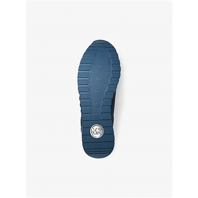 Maddy Metallic Signature Logo Trainer