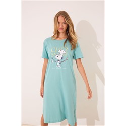 Camisón largo 100% algodón Sebastián verde