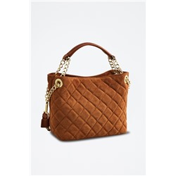 Bolso de piel Hina Camel