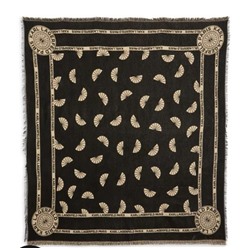 Karl Lagerfeld Paris Fan Print Logo Scarf
