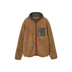 Sudadera con capucha Camel