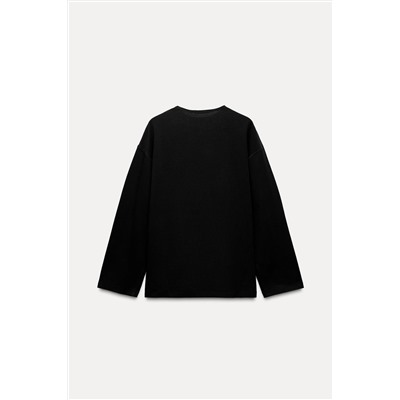 LONG SLEEVE COTTON T-SHIRT